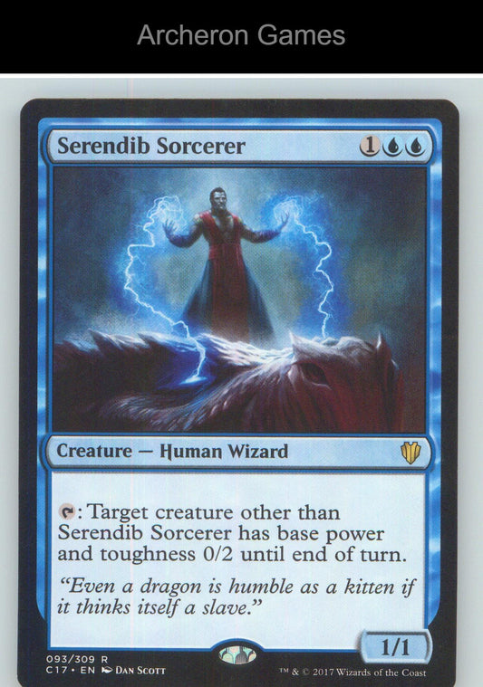 Serendib Sorcerer C17 93 R MTG Card NM/EX+