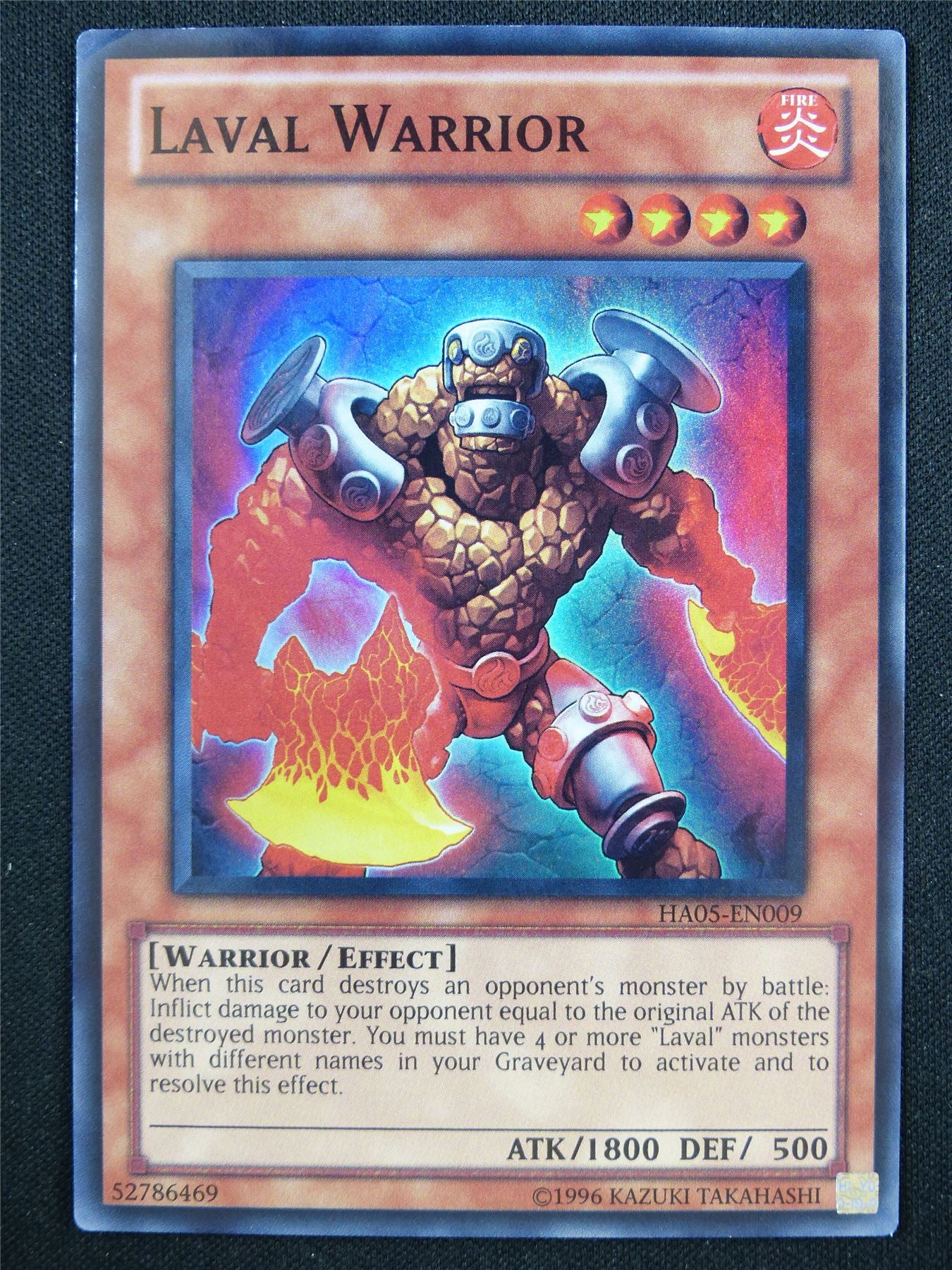 Laval Warrior HA05 Super Rare - Yugioh Card #ZO