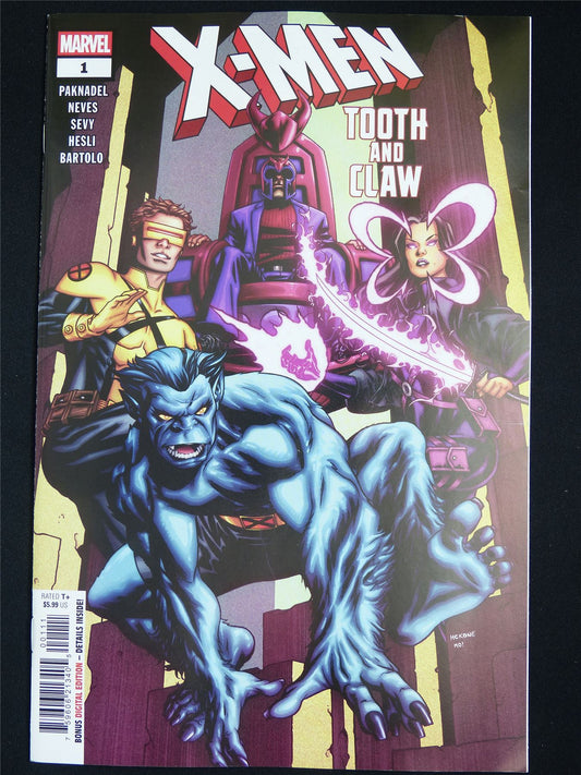 X-MEN: Tooth and Claw #1 - Oct 2025 Marvel Comic #3NK