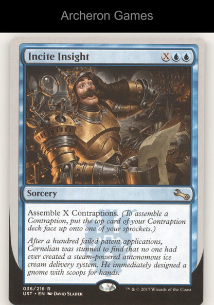 Incite Insight 36 R MTG Card Unstable