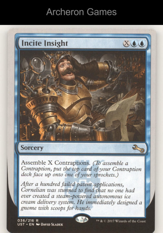 Incite Insight 36 R MTG Card Unstable