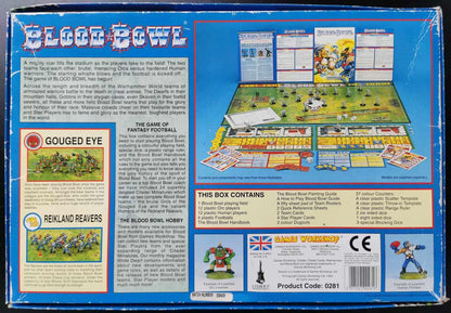 Blood Bowl 1st Edition Box Tokens Rulebook & Board