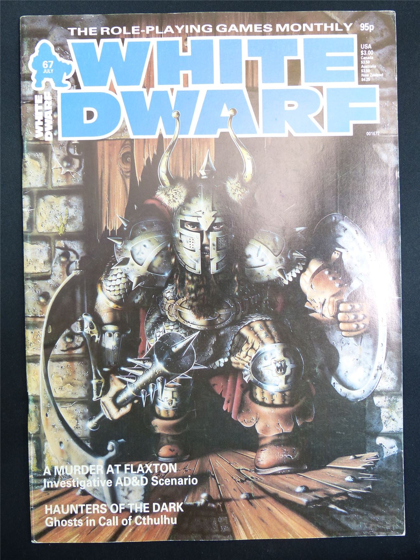 Vintage White Dwarf #67 OOP - Warhammer Magazine #L3
