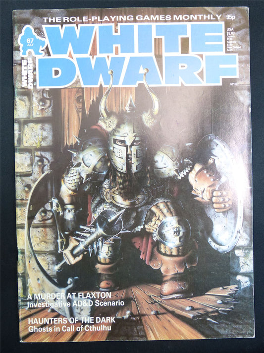 Vintage White Dwarf #67 OOP - Warhammer Magazine #L3