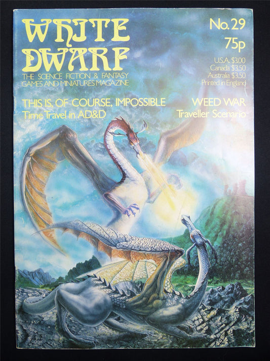 Vintage White Dwarf #29 OOP - Warhammer Magazine #KK