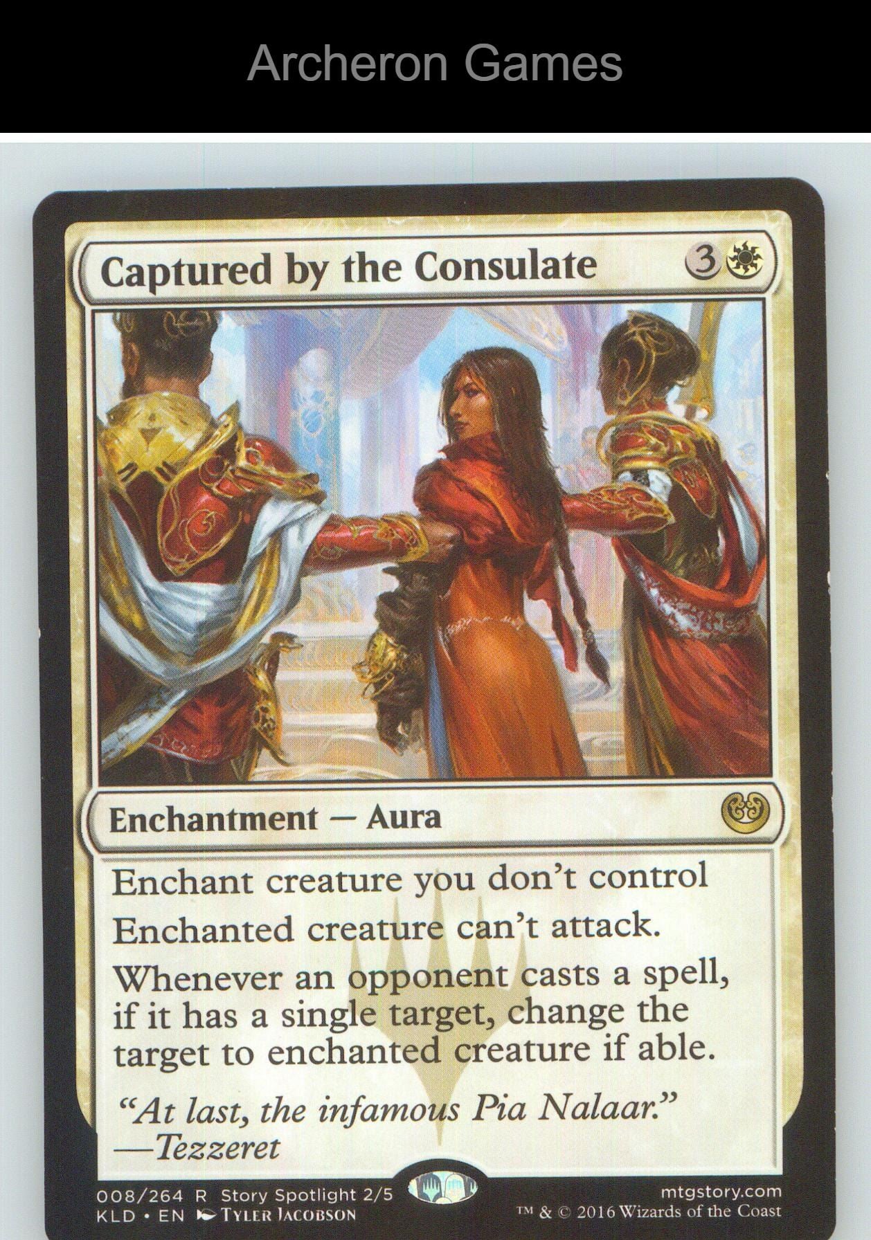 Captured by the Consulate KLD 8 R MTG Card NM/EX+