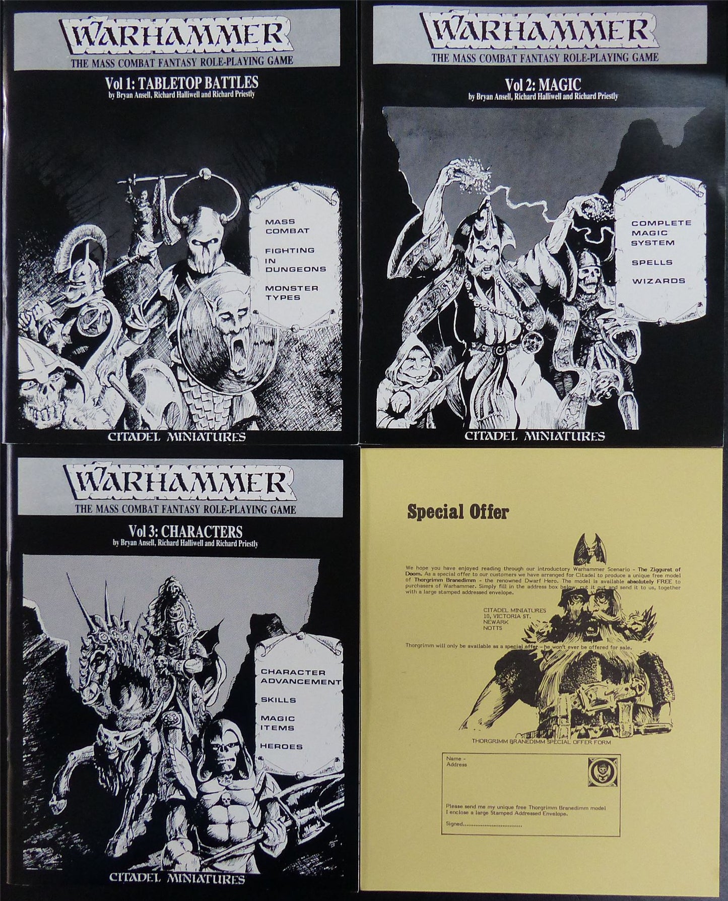 Warhammer The Mass Combat Fantasy Roleplaying Game OOP Rare - Citadel Miniatures #21Y