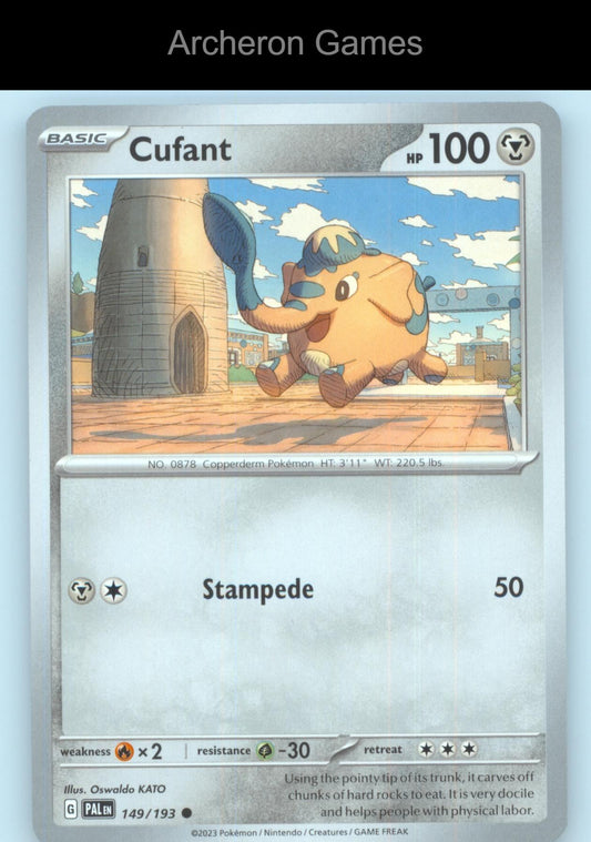 Pokemon Card Cufant PAL 149/193 C Paldea Evolved