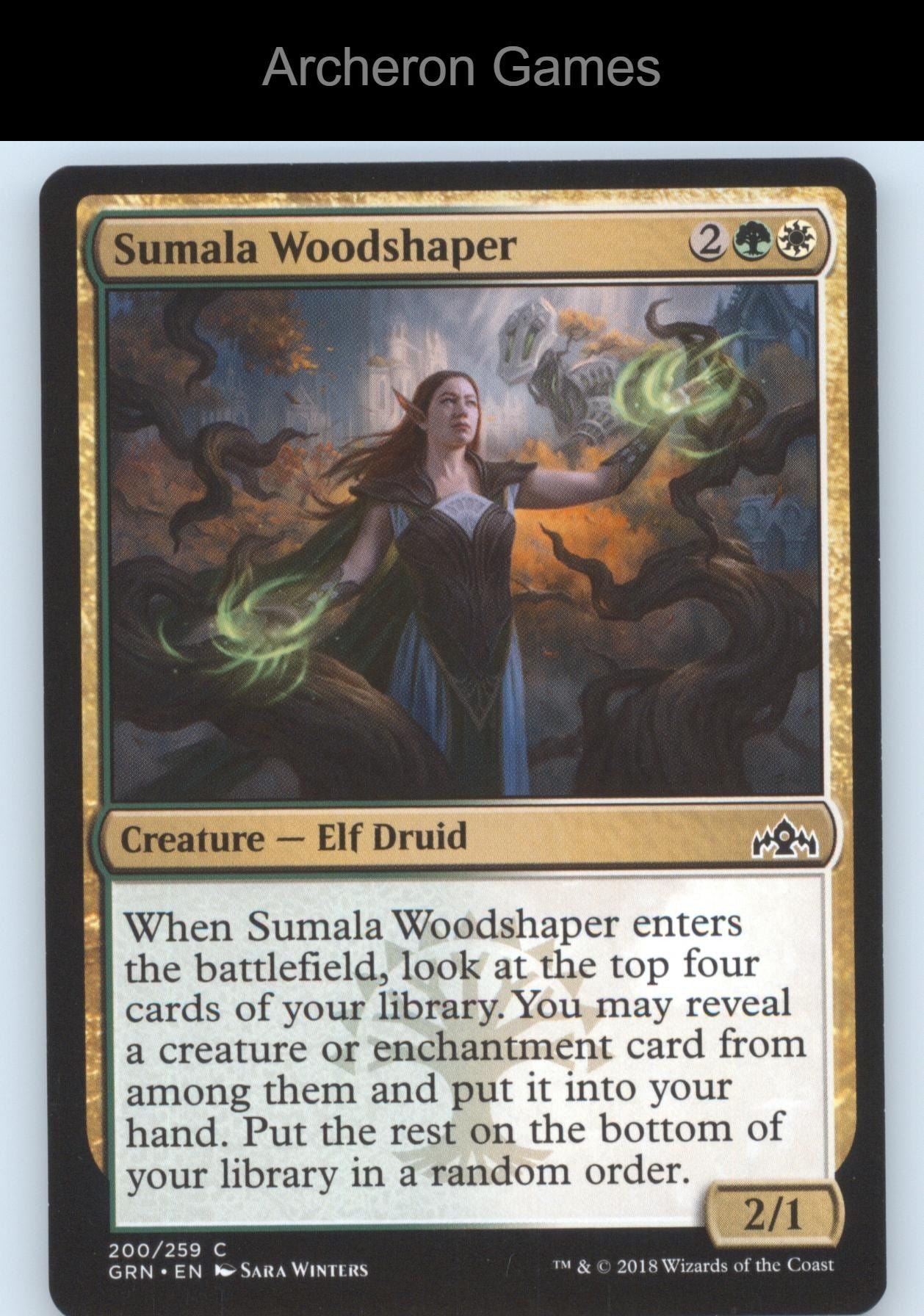 Sumala Woodshaper 200 C MTG Card Guilds of Ravnica