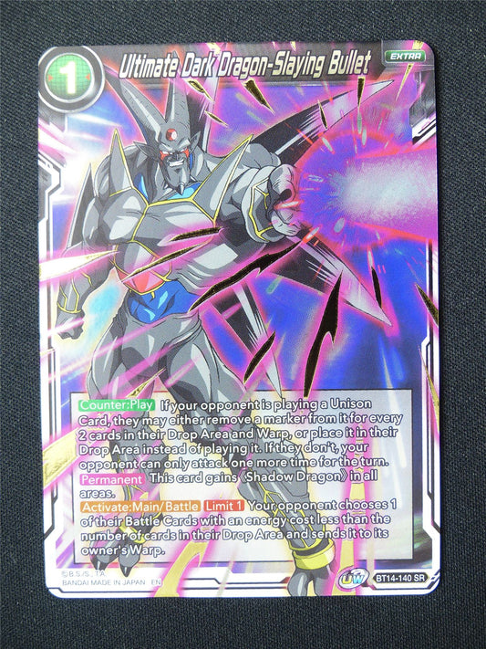 Ultimate Dark Dragon-Slaying Bullet BT14 SR - Dragon Ball Super Card #5PO