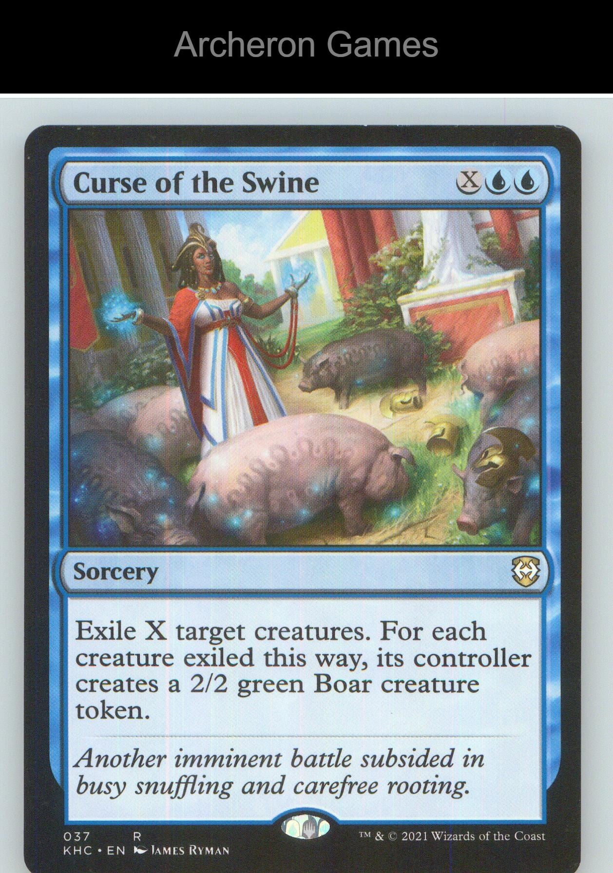 Curse of the Swine KHC 37 R MTG Card NM/EX+