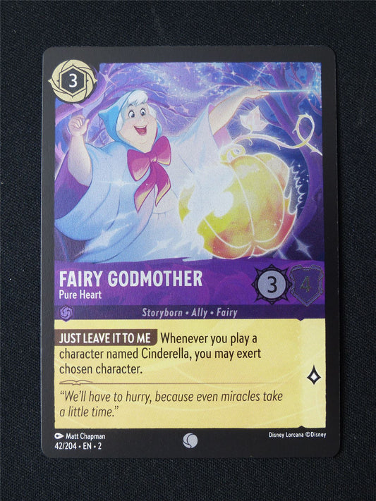 Fairy Godmother 42/204 Foil - Lorcana Card #3BX