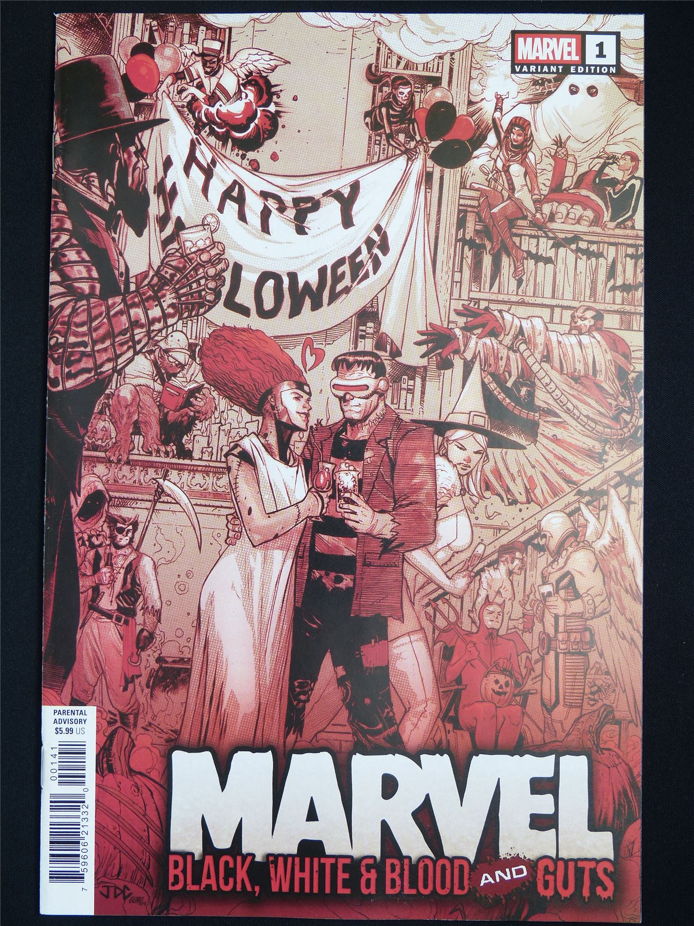 MARVEL Black White & Blood and Guts #1 Variant - Marvel Comic #5J5