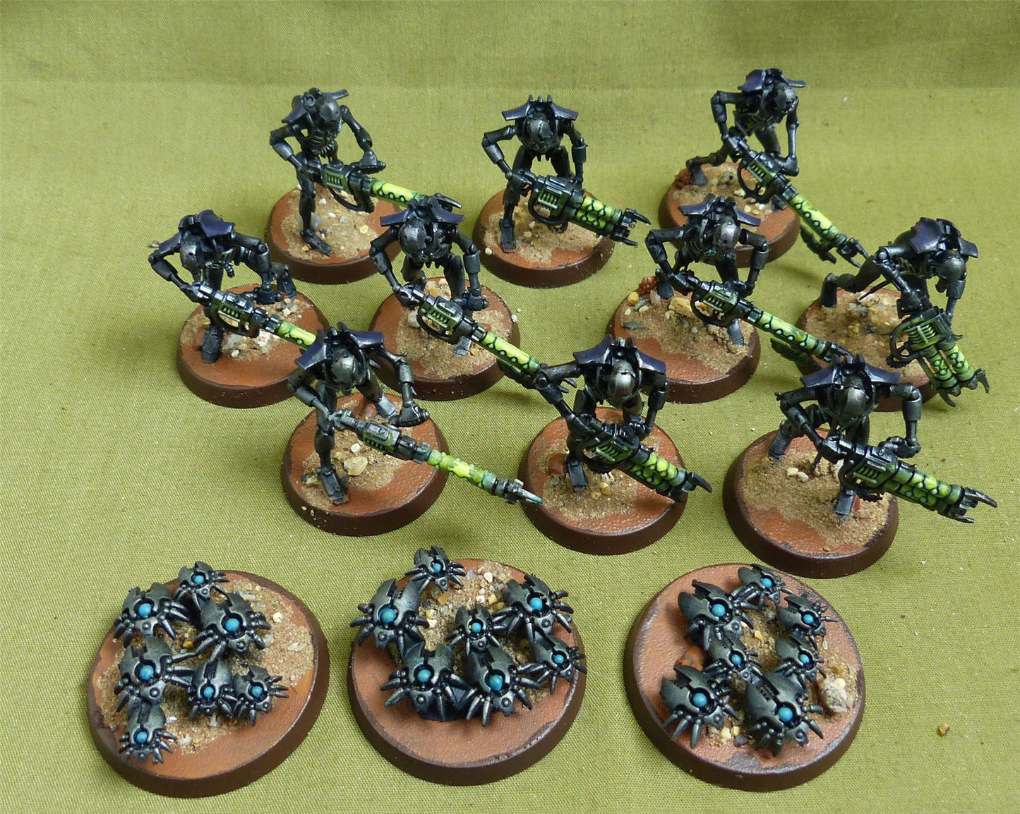 Necron Warriors painted - Necrons - Warhammer 40K #408