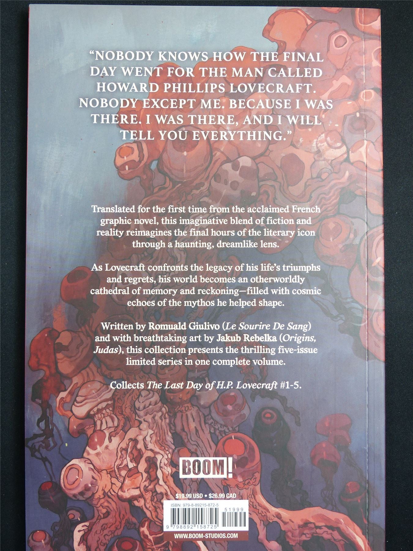 The Last Day of H.P. Lovecraft  - Boom! Graphic Softback #3I4
