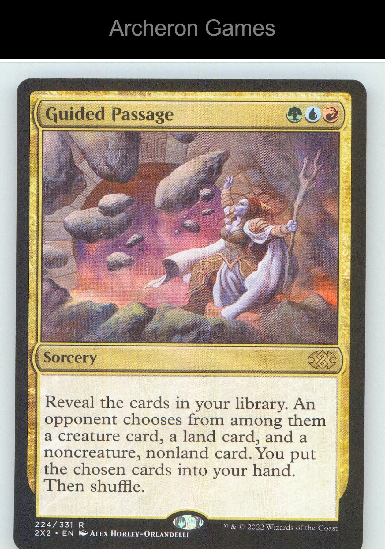 Guided Passage 2X2 224 R MTG Card NM/EX+
