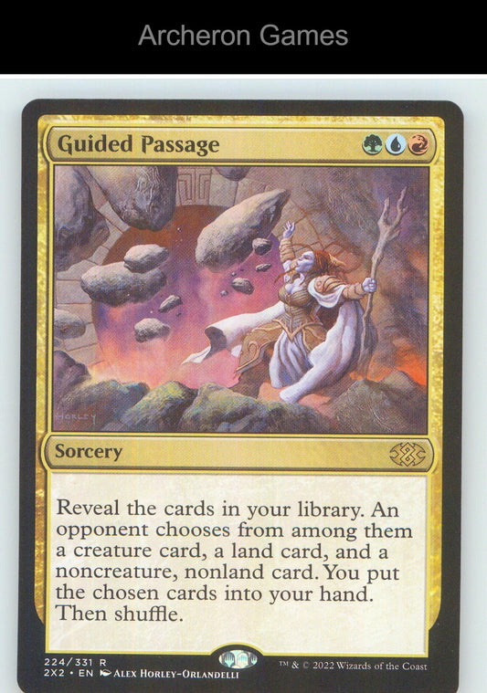 Guided Passage 2X2 224 R MTG Card NM/EX+