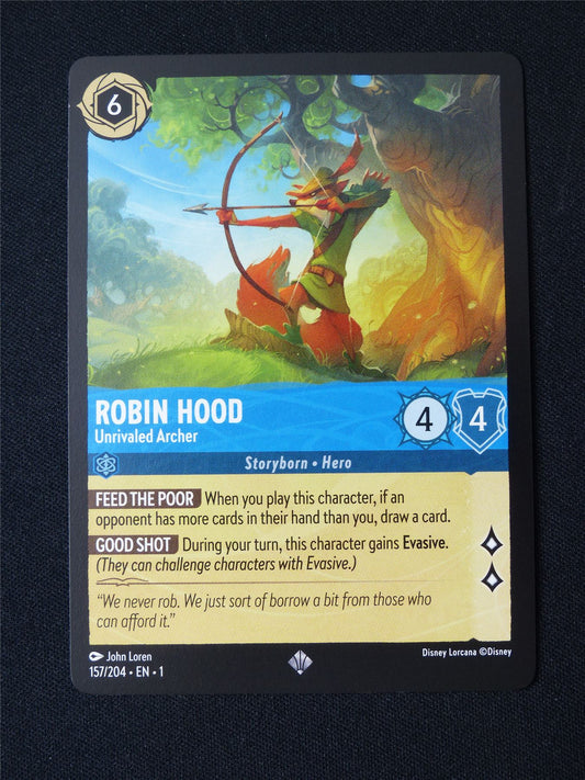 Robin Hood 157/204 - Lorcana Card #3E2