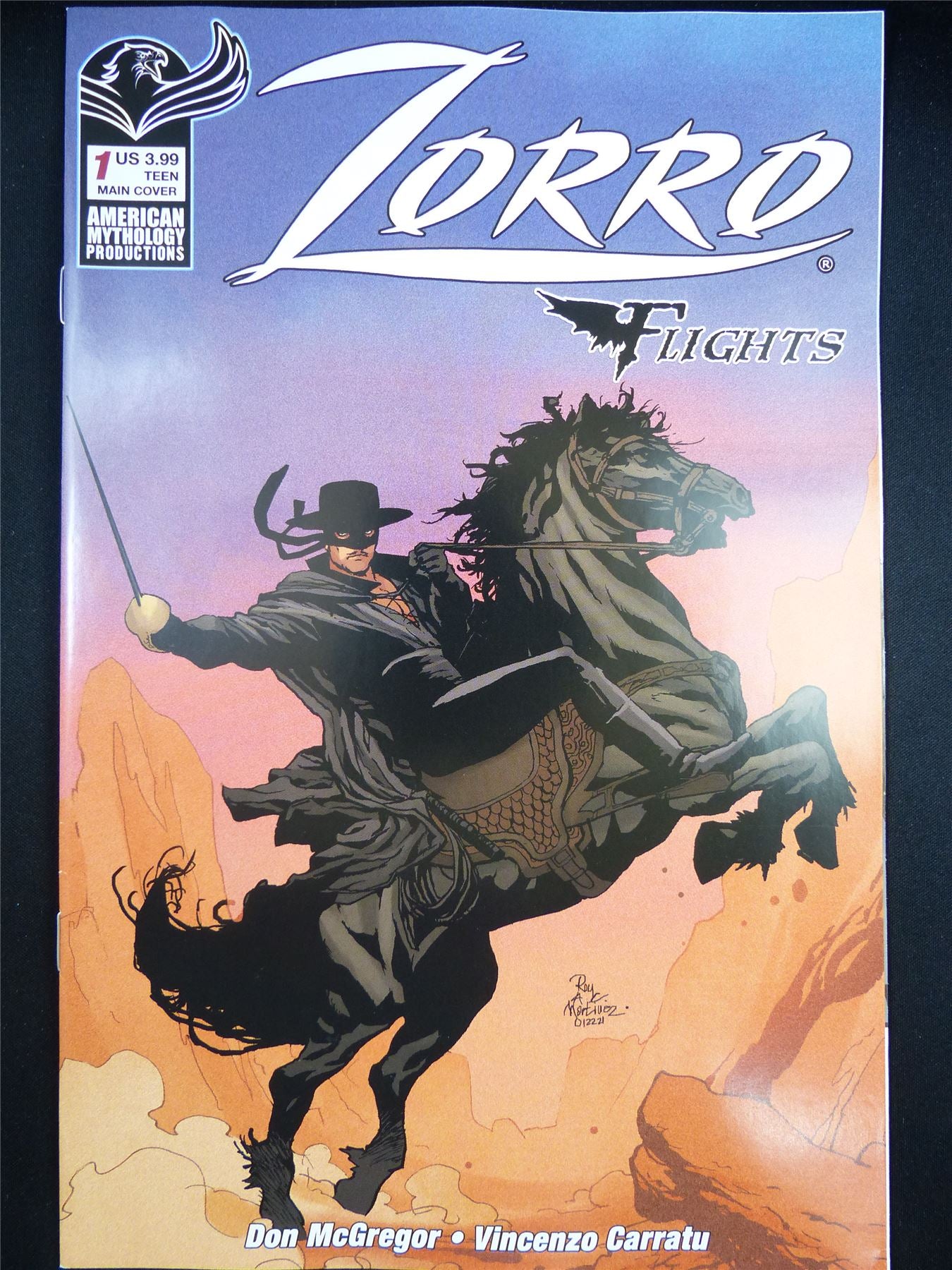 ZORRO: Flights #1 - Jun 2023 Mythology Comics #1Z5