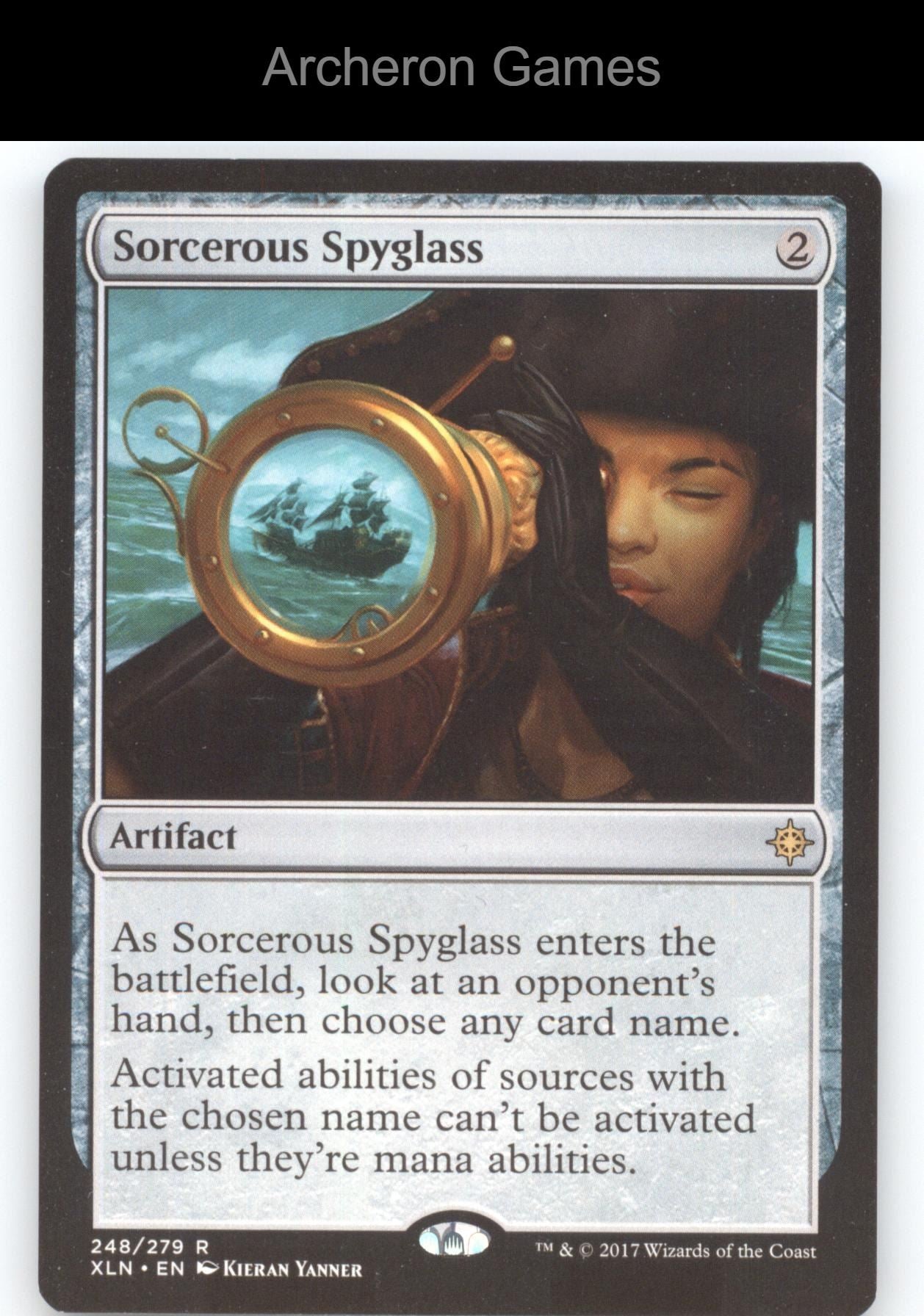 Sorcerous Spyglass 248 R MTG Card Promo Pack: Core Set 2020