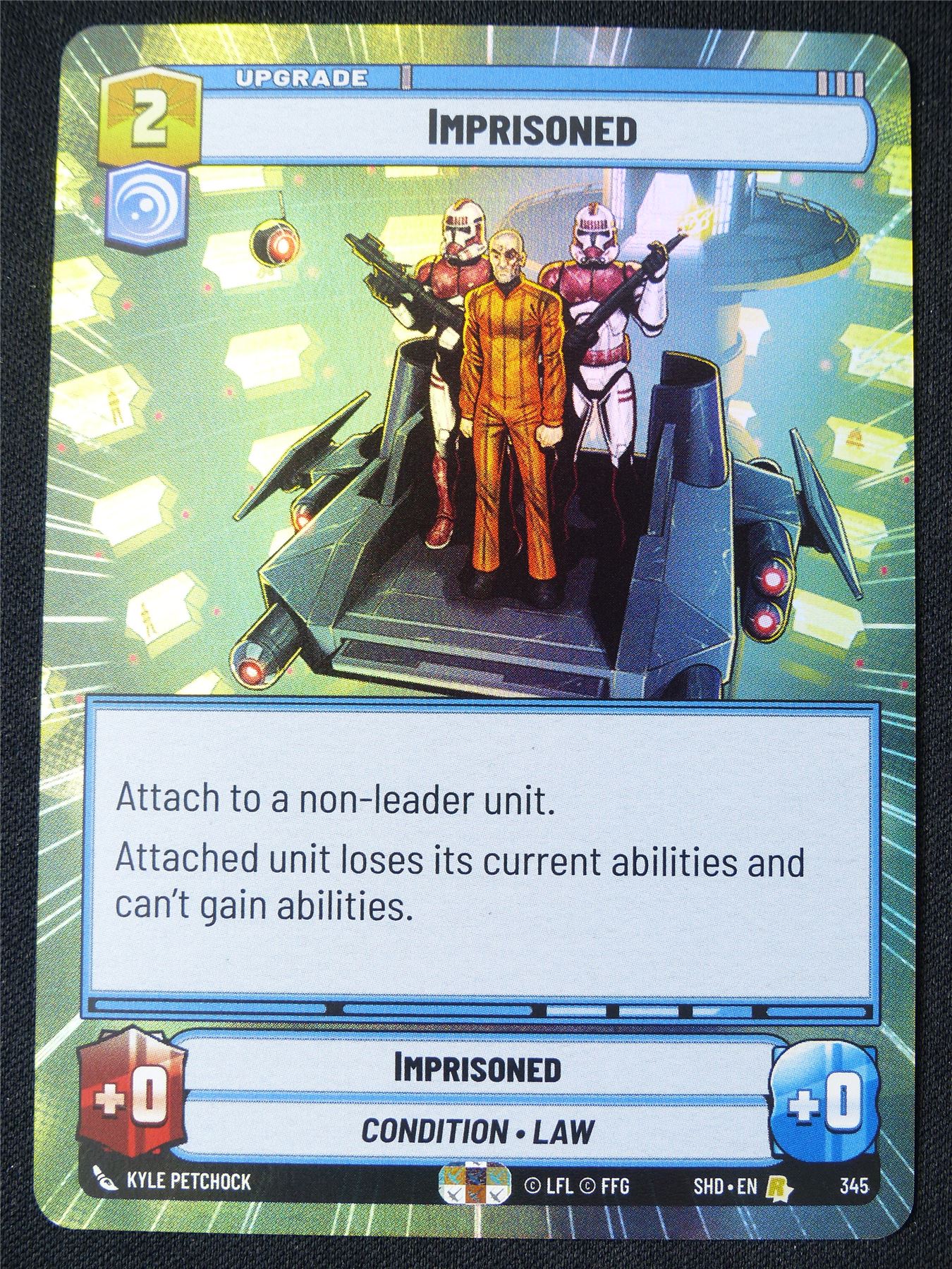 Imprisoned 345 Foil Hyperspace - Star Wars Unlimited Card #11G