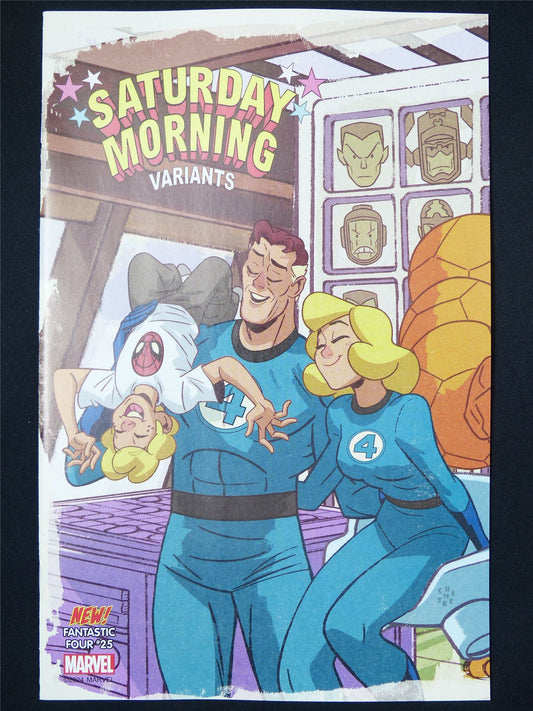 FANTASTIC Four #25 Saturday Morning Variant - Nov 2024 Marvel Comic #1S4