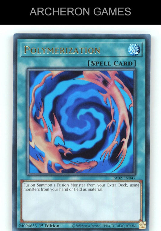 Polymerization (PUR) Ultra Rare YUGIOH Card