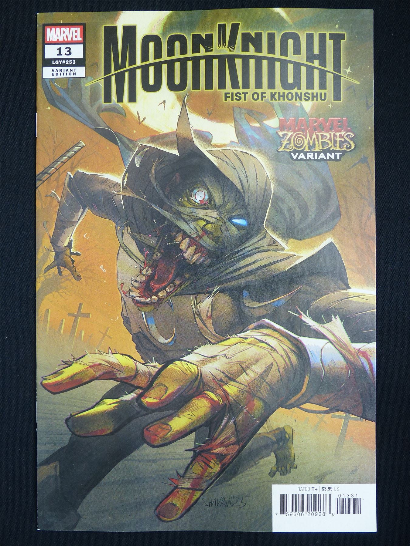 MOON Knight: Fist of Konshu #13 Zombie Variant - Dec 2025 Marvel Comic #5DM