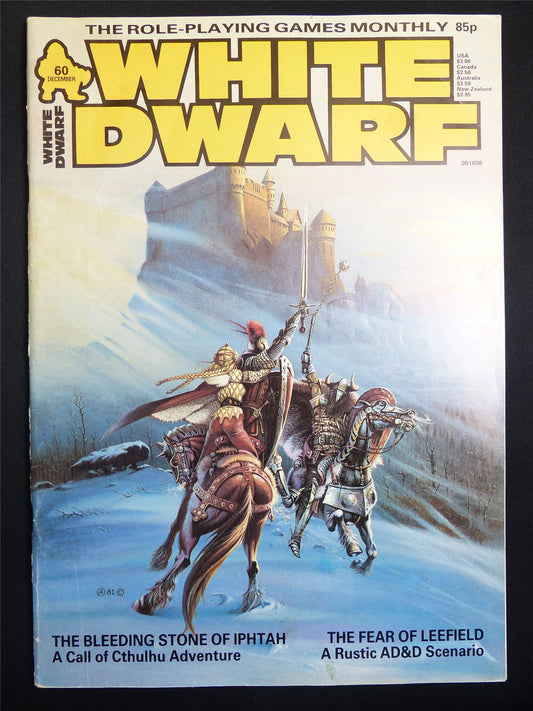 Vintage White Dwarf #60 OOP - Warhammer Magazine #KR
