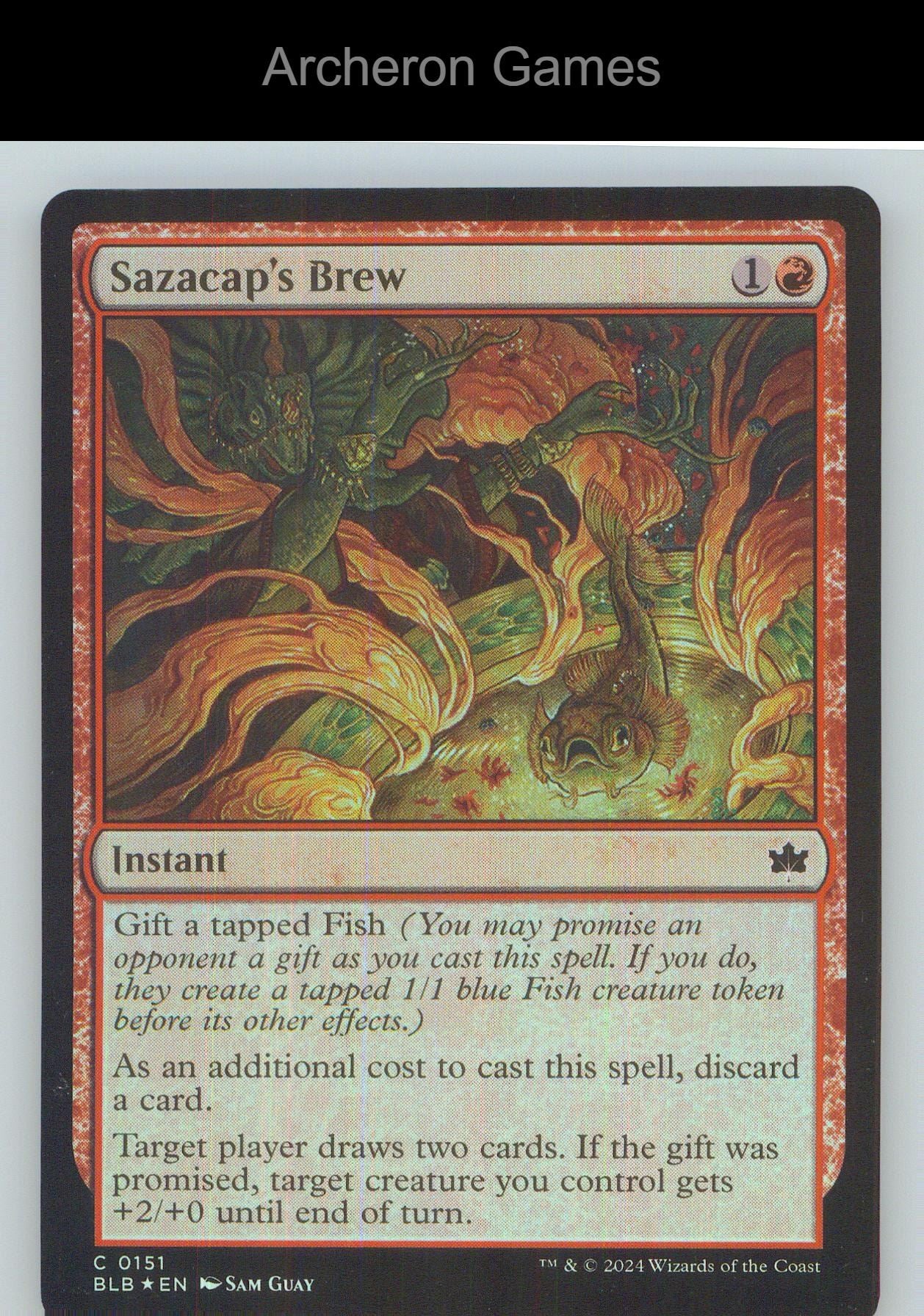 Sazacap's Brew BLB 151 C MTG Card NM/EX+