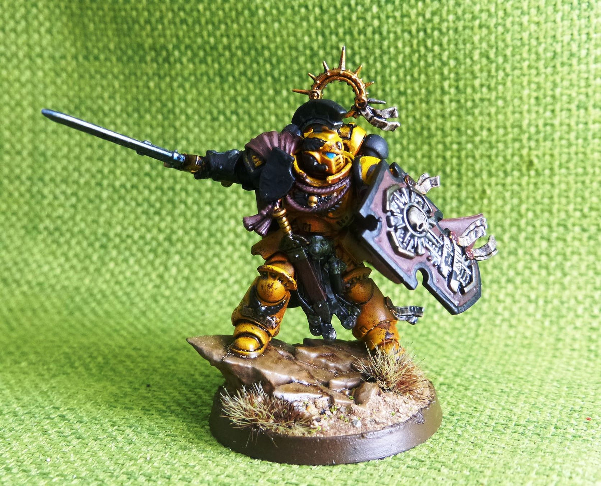 Imperial Fist Captain Painted - Warhammer AoS 40k #CT