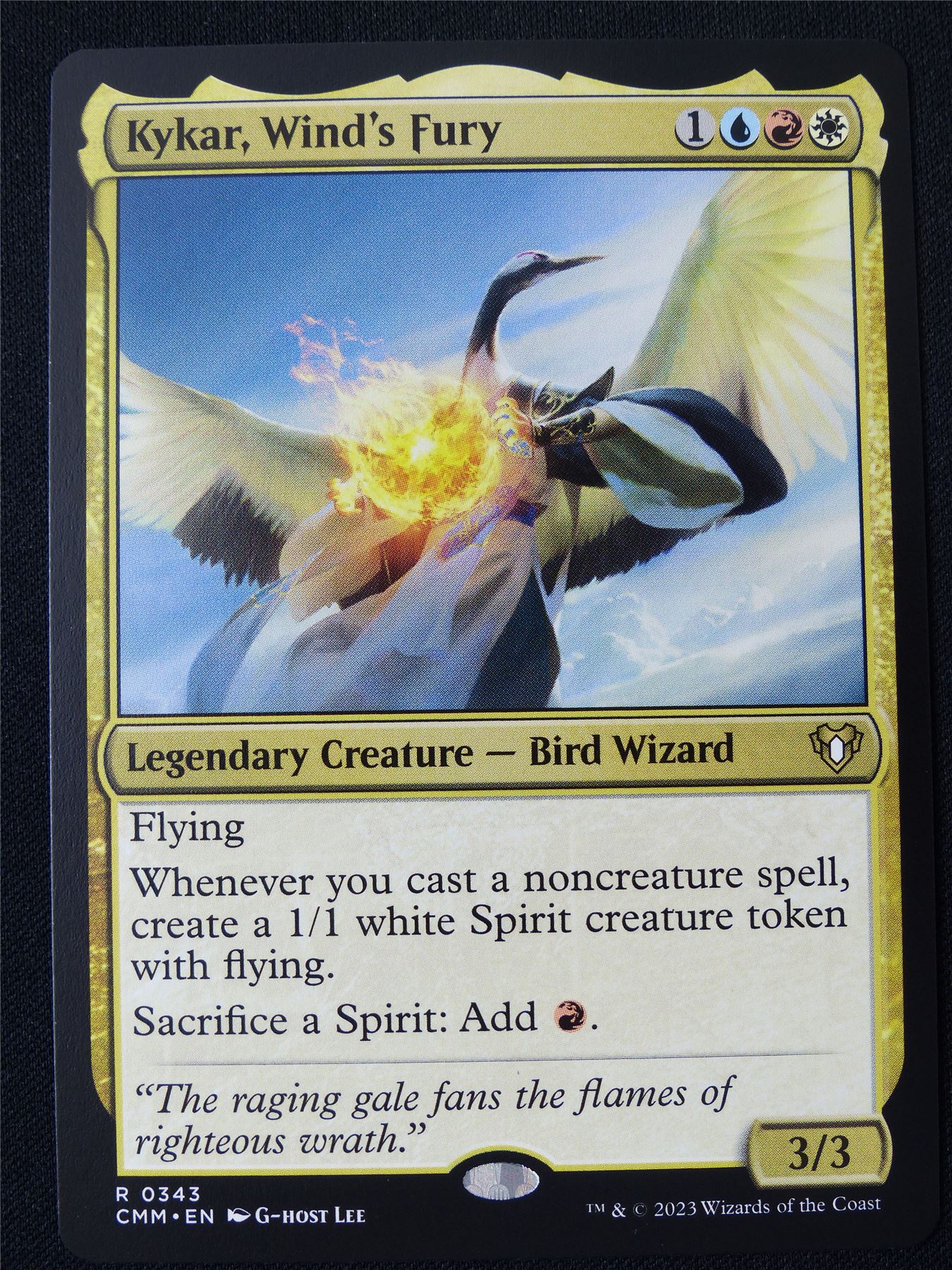 Kykar Wind's Fury - CMM - Mtg Card #25R