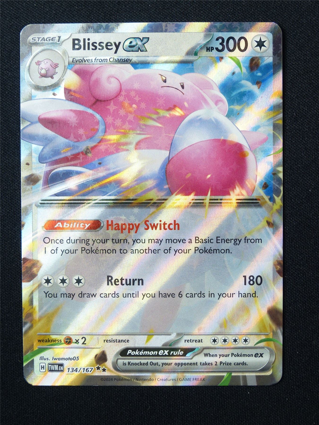 Blissey EX 134/167 Holo - Pokemon Card #608