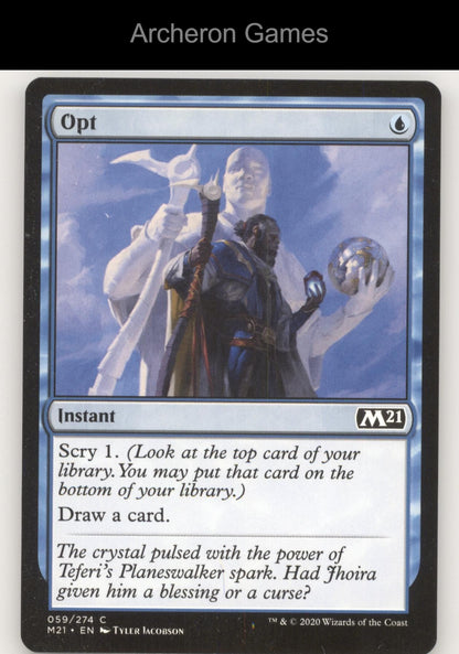 Opt 59 C MTG Card Core Set 2021
