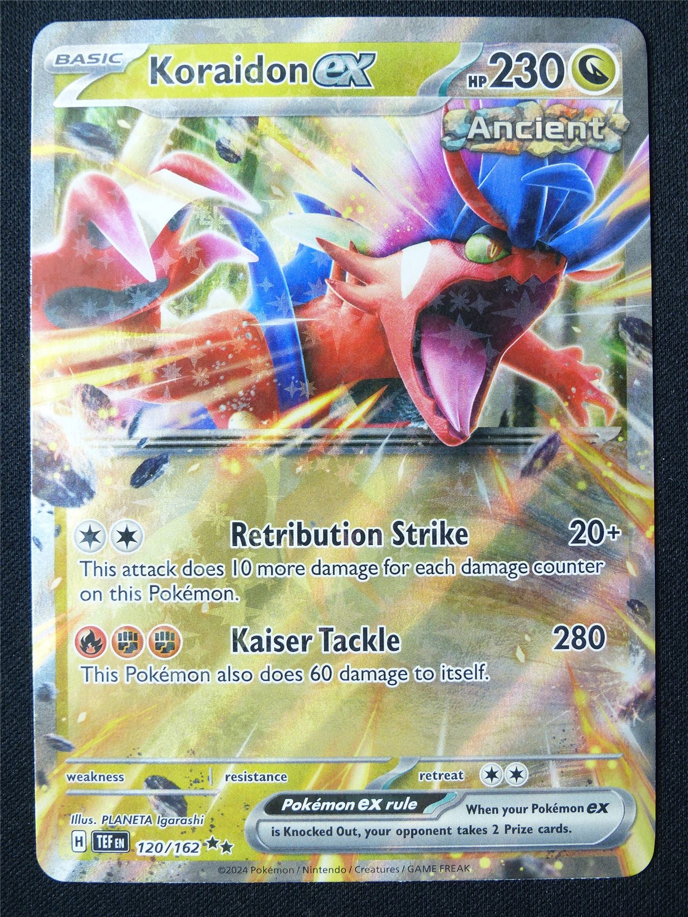 Koraidon EX 120/162 Holo - Pokemon Card #1EL