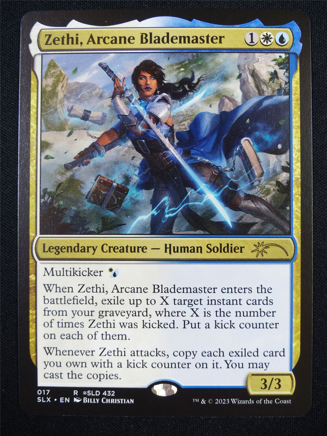 Zethi Arcane Blademaster - SLX - Mtg Card #2JA