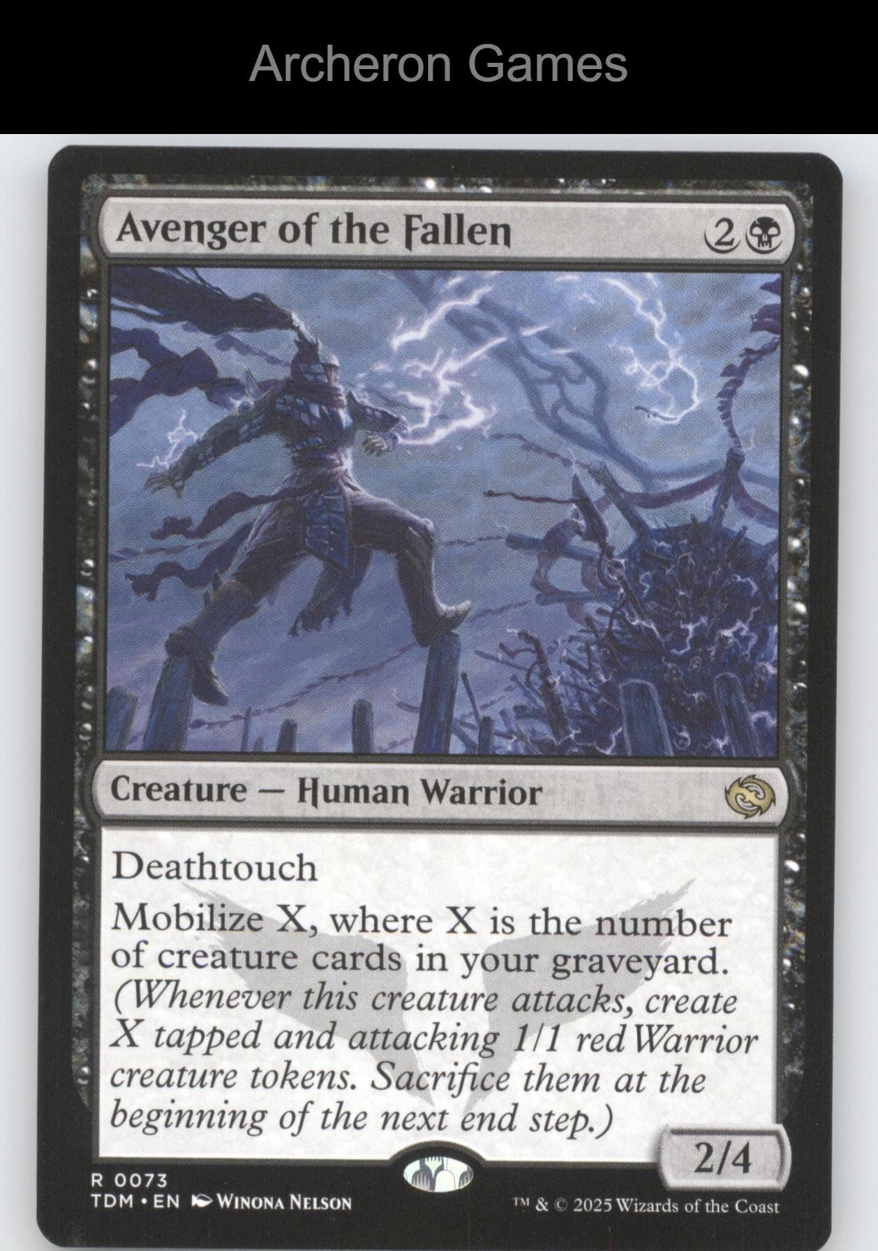 Avenger of the Fallen 73 R MTG Card Promo Pack: Tarkir: Dragonstorm