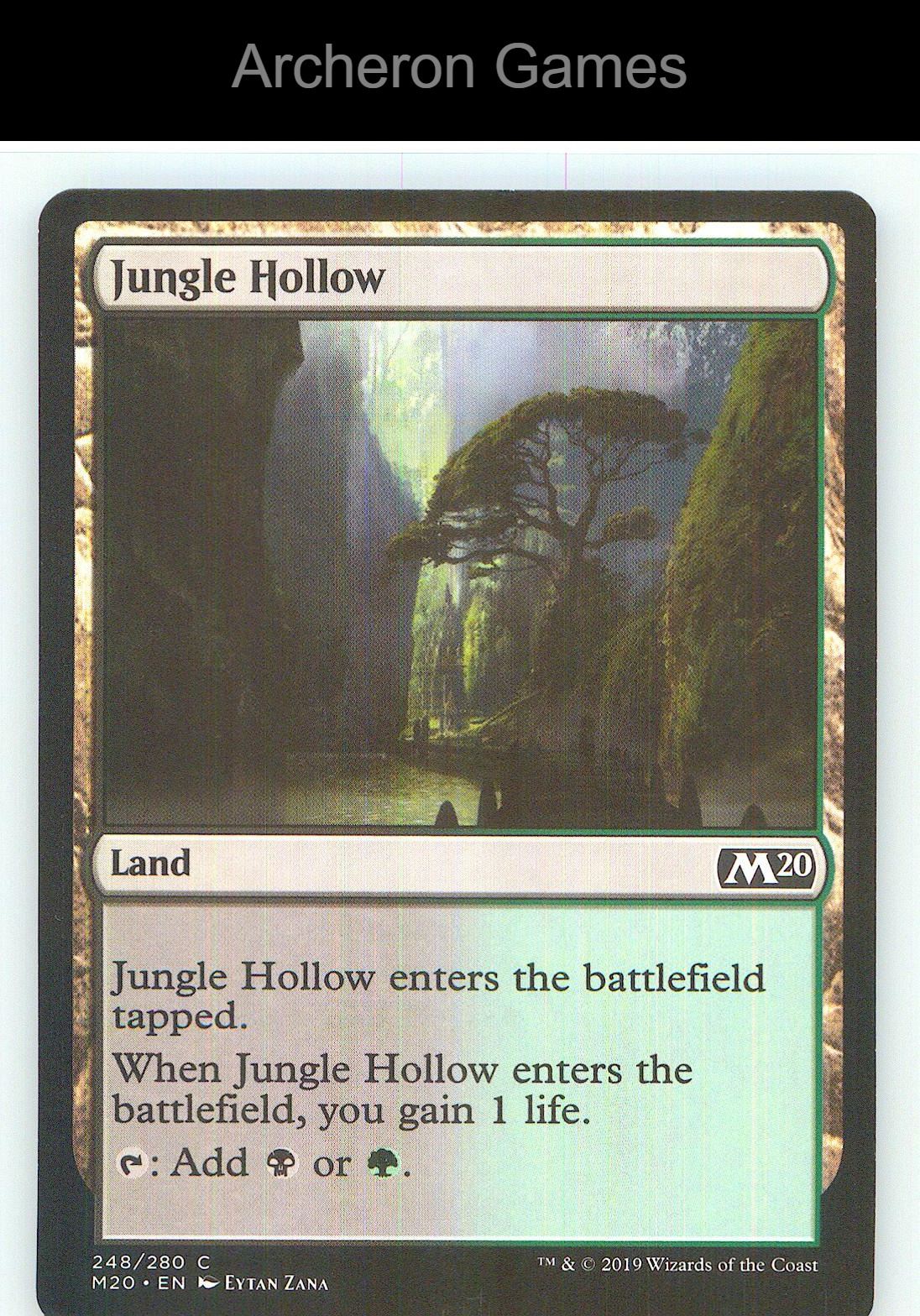 Jungle Hollow M20 248 C MTG Card NM/EX+