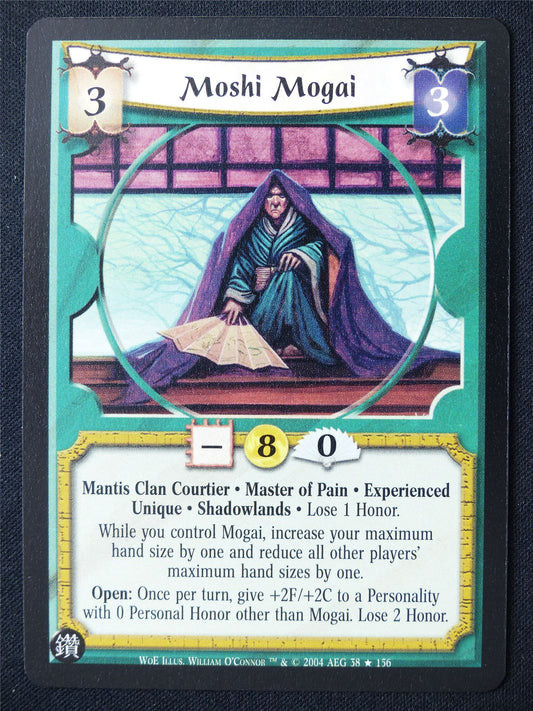 Moshi Mogai - WoE - Legend of the Five Rings L5R Card #UA