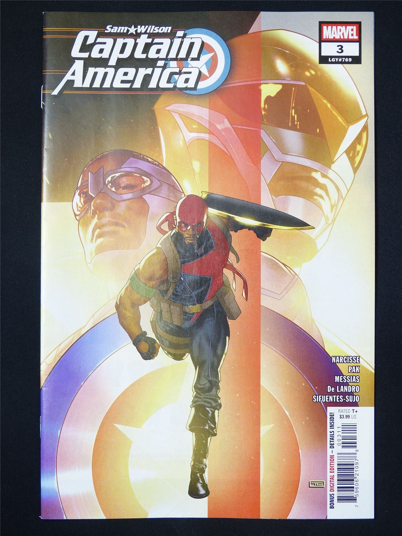 Sam Wilson: CAPTAIN America #3 - Marvel Comic #2QP