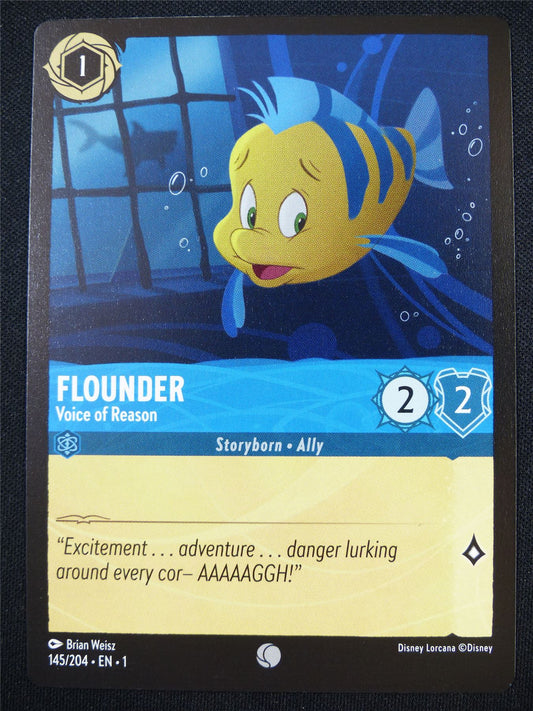 Flounder Voice of Reason 145/204 - Lorcana Card #4OV