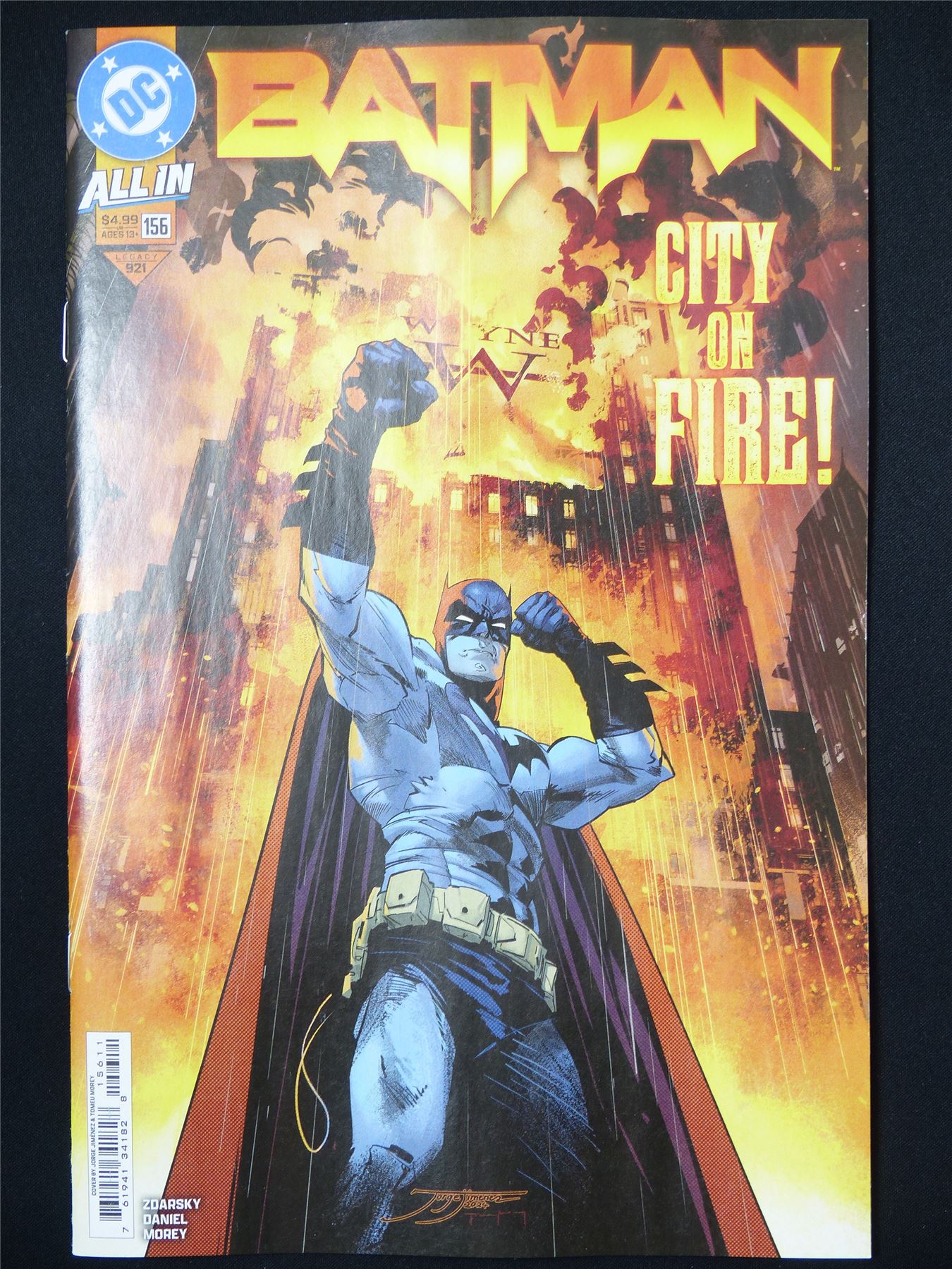 BATMAN #156 - B&B Mar 2025 DC Comic #71D