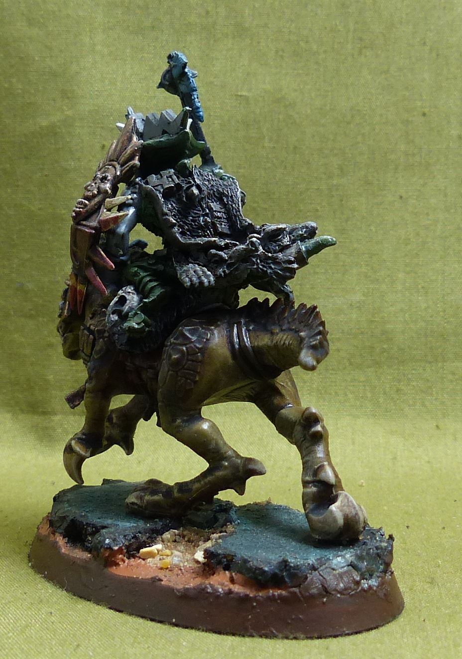 Rider on Cold one painted - Seraphon - Warhammer AoS #2OW