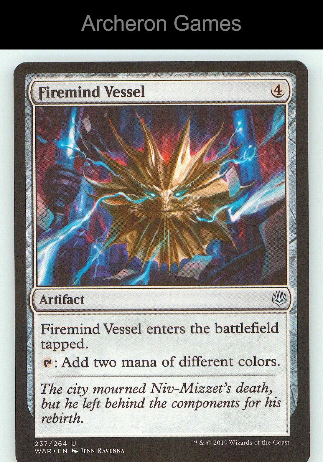 Firemind Vessel WAR 237 UC MTG Card NM/EX+