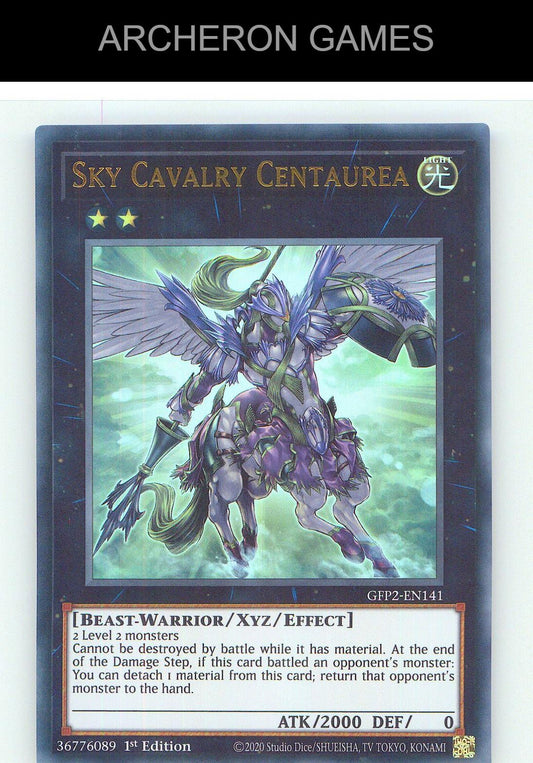 Sky Cavalry Centaurea Ultra Rare YUGIOH Card 1st Edition