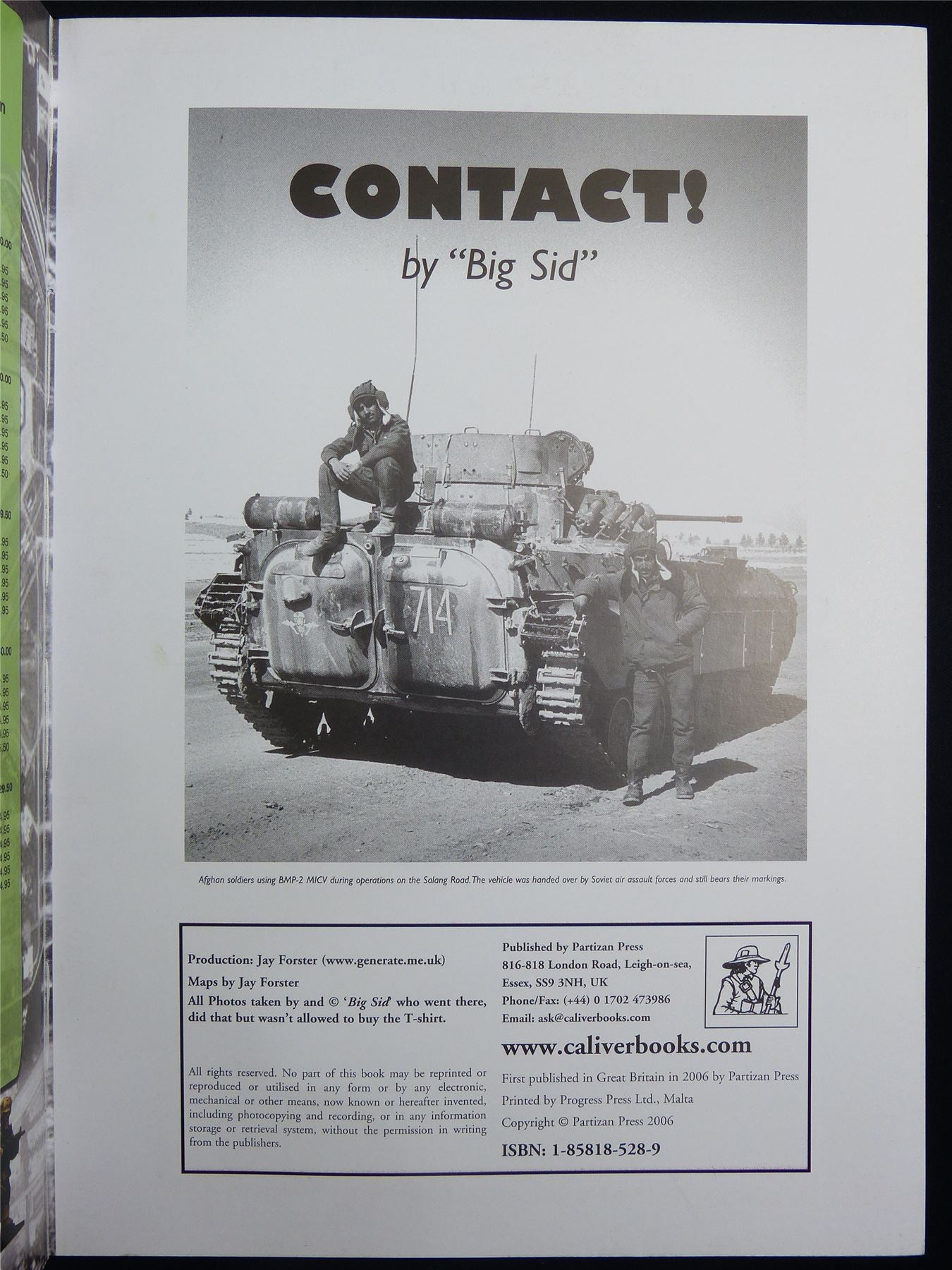 Contact! Wargames Rules for 1946-2006 and Beyond - Miniatures Rulebook #2SD