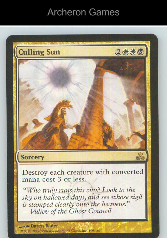 Culling Sun GPT 109 R MTG Card NM/EX+