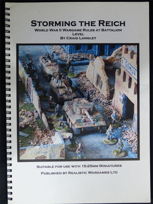 Storming the Reich: WW2 Wargame Rules at battalion Level by Craig Langley - Booklet #BT