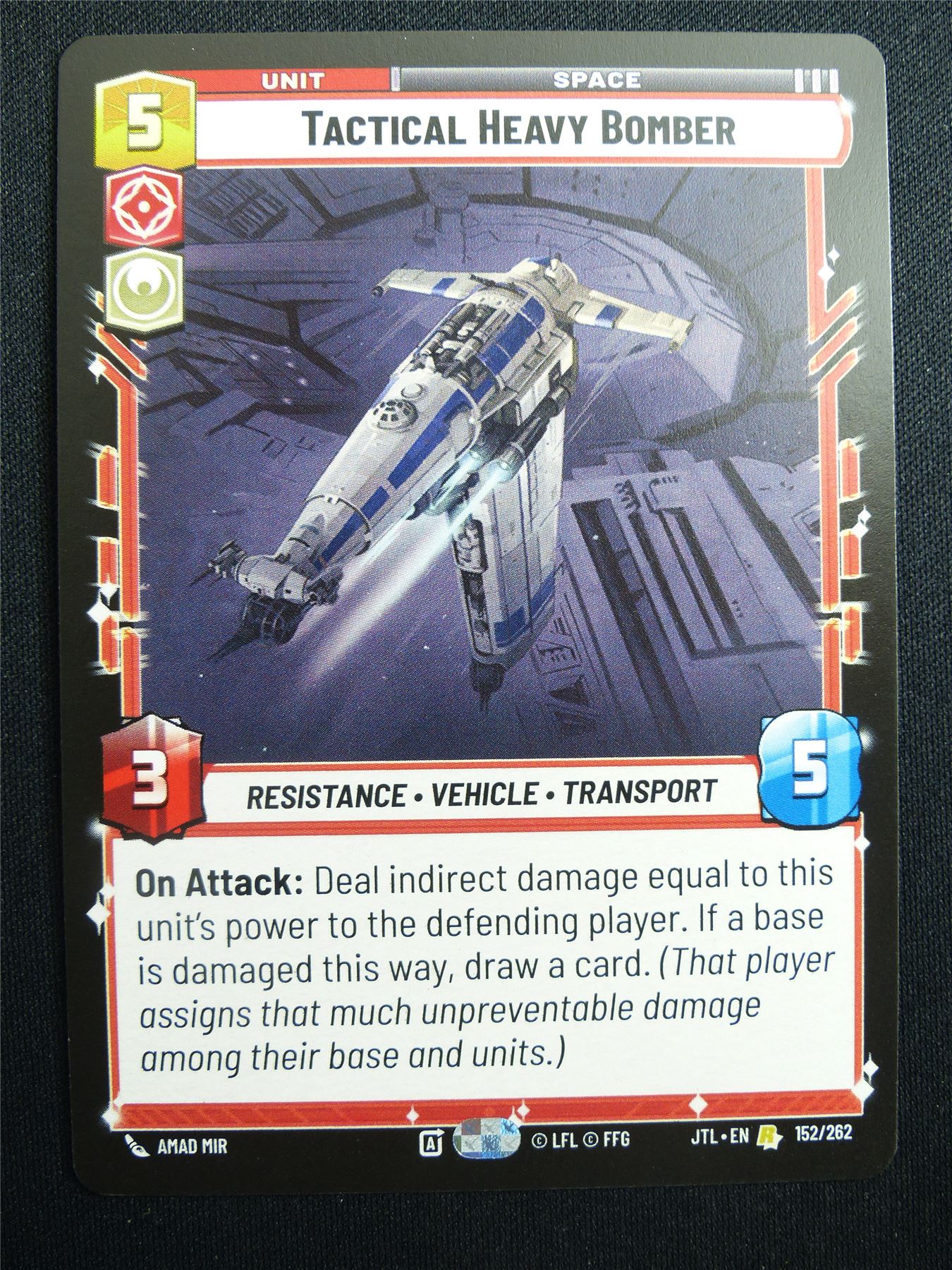 Tactical Heavy Bomber 152/262 - Star Wars Unlimited Card #4IL