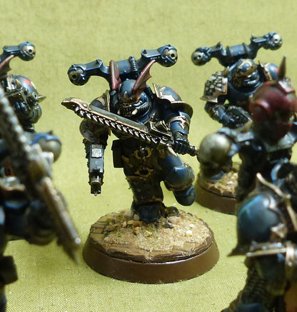 Legionaries with upgrade painted - Night Lords - Warhammer 40K #2NP